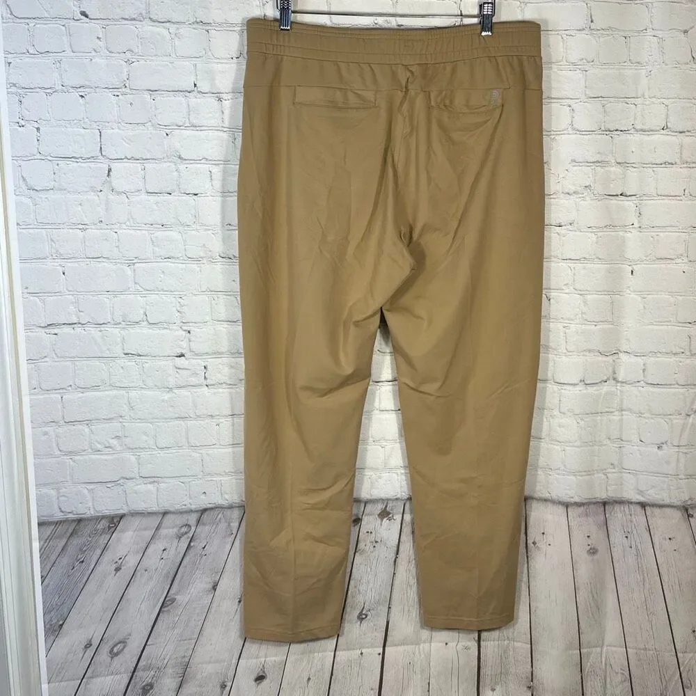 Public Rec Pants Mens 38x30 Gamechanger Brown Stretch‎ Athletic Drawstring